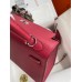 Hermes Kelly Sellier 28 Handmade Bag In Ruby Epsom Calfskin