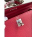Hermes Kelly Sellier 28 Handmade Bag In Ruby Epsom Calfskin