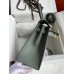 Hermes Kelly Sellier 28 Handmade Bag In Vert Amande Epsom Calfskin