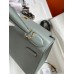 Hermes Kelly Sellier 28 Handmade Bag In Vert Amande Epsom Calfskin