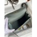 Hermes Kelly Sellier 28 Handmade Bag In Vert Amande Epsom Calfskin