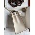 Hermes Kelly Sellier 28 Handmade Bag In Craie Evercolor Calfskin