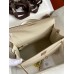 Hermes Kelly Sellier 28 Handmade Bag In Craie Evercolor Calfskin