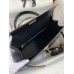 Hermes Kelly Sellier 32 Handmade Bag In Black Box Calfskin
