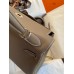 Hermes Kelly Retourne 32 Handmade Bag In Taupe Clemence Leather