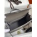 Hermes Kelly Sellier 32 Handmade Bag In Etain Epsom Calfskin