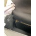 Hermes Kelly Sellier 32 Handmade Bag In Black Epsom Calfskin