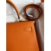 Hermes Kelly Sellier 32 Handmade Bag In Orange Epsom Calfskin