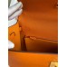 Hermes Kelly Sellier 32 Handmade Bag In Orange Epsom Calfskin