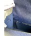 Hermes Kelly Sellier 32 Handmade Bag In Blue Iris Ostrich Leather
