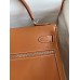 Hermes Kelly Lakis 32 Handmade Bag In Gold Swift Calfskin