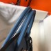 Hermes Birkin 25cm Bag In Blue Agate Clemence Leather GHW