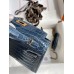 Hermes Kelly Mini II Sellier Handmade Bag In Colvert Shiny Alligator Leather