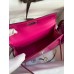 Hermes Kelly Mini II Sellier Handmade Bag In Rose Scheherazade Shiny Alligator Leather