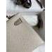 Hermes Kelly Mini II Sellier Bicolor Handmade Bag in Craie and Trench Epsom Calfskin