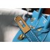 Hermes Birkin 25cm Bag In Blue Jean Clemence Leather GHW