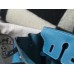 Hermes Birkin 25cm Bag In Blue Jean Clemence Leather GHW