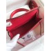 Hermes Kelly Mini II Sellier Handmade Bag In Rose Extreme Matte Alligator Leather