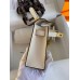 Hermes Kelly Mini II Sellier Handmade Bag In Nata Epsom Calfskin