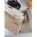 Hermes Kelly Mini II Sellier Handmade Bag In Nata Epsom Calfskin