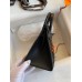 Hermes So Black Midnight Faubourg Birkin 20 Sellier Limited Edition Bag