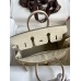 Hermes Birkin 25 Retourne Handmade Bag In Beton Matte Alligator Leather