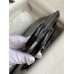 Hermes Birkin 25 Retourne Handmade Bag In Black Shiny Alligator Leather