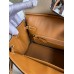 Hermes HSS Birkin 25 Bicolor Bag in Trench and Gold Epsom Calfskin