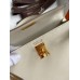 Hermes Kelly Mini II Sellier Handmade Bag In Craie Swift Calfskin