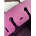 Hermes Birkin 25 Retourne Handmade Bag In Anemone Epsom Calfskin