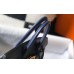 Hermes Birkin 25cm Bag In Navy Blue Clemence Leather GHW