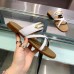 Hermes Claire Sandals In White Calfskin