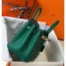 Hermes Birkin 25cm Bag In Vert Vertigo Clemence Leather GHW