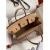 Hermes Birkin 25 Retourne Handmade Bag In Beige Lizard Leather