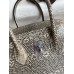 Hermes Birkin 25 Retourne Handmade Bag In Ombre Lizard Leather