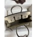 Hermes Birkin 25 Retourne Handmade Bag In Ombre Lizard Leather