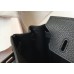 Hermes Birkin 25cm Bag In Black Clemence Leather GHW