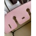 Hermes HSS Birkin 25 Bicolor Bag in Pink and Craie Chevre Mysore Leather