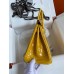Hermes Birkin 25 Handmade Bag In Yellow Crocodile Niloticus Shiny Skin