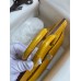 Hermes Birkin 25 Handmade Bag In Yellow Crocodile Niloticus Shiny Skin