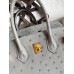 Hermes Birkin 25 Retourne Handmade Bag In Blue Glacier Ostrich Leather