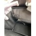 Hermes Birkin 25 Retourne Handmade Bag In Black Ostrich Leather