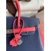 Hermes HSS Birkin 30 Bicolor Bag in Blue Saphir and Rose Lipstick Epsom Calfskin