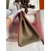 Hermes HSS Birkin 30 Bicolor Bag in Rose Lipstick and Taupe Epsom Calfskin
