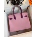 Hermes HSS Birkin 30 Bicolor Bag in Mauve Sylvestre and Anemone Epsom Calfskin