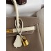 Hermes HSS Birkin 30 Bicolor Bag in Taupe and Craie Epsom Calfskin