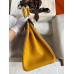 Hermes HSS Birkin 30 Bicolor Bag in Trench and Yellow Epsom Calfskin