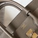 Hermes Birkin 25cm Bag In Tourterelle Clemence Leather GHW