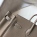 Hermes Birkin 25cm Bag In Tourterelle Clemence Leather GHW