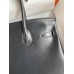 Hermes Birkin 30 Retourne Handmade Bag In Black Box Calfskin
